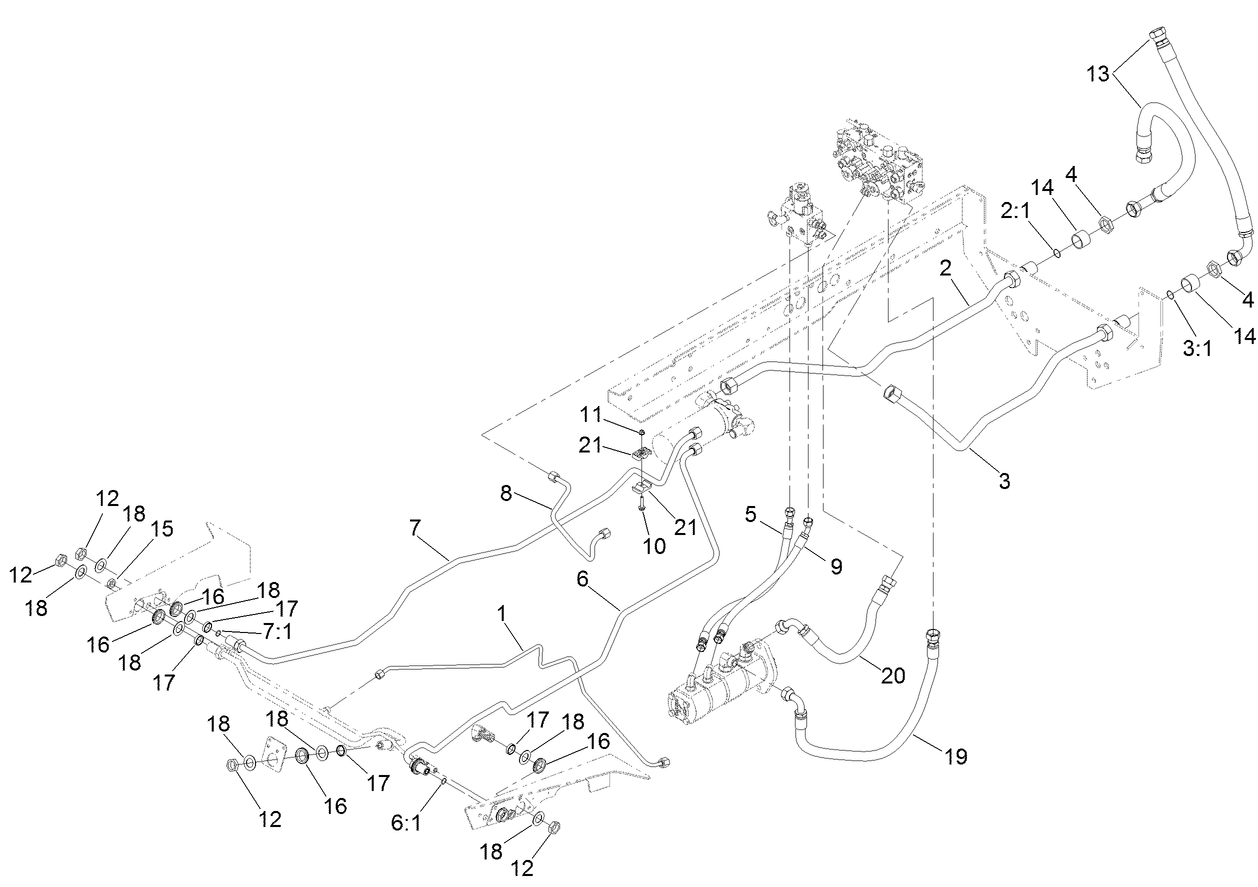 Hydraulic Mow Circuit Assembly