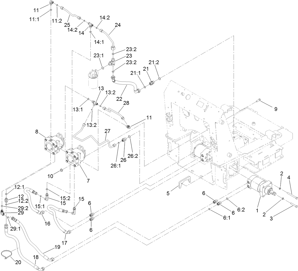 Traction Hydraulic Assembly