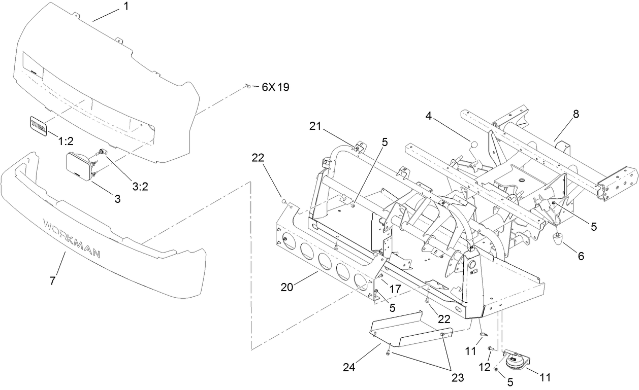 Hood and Bumper Assembly