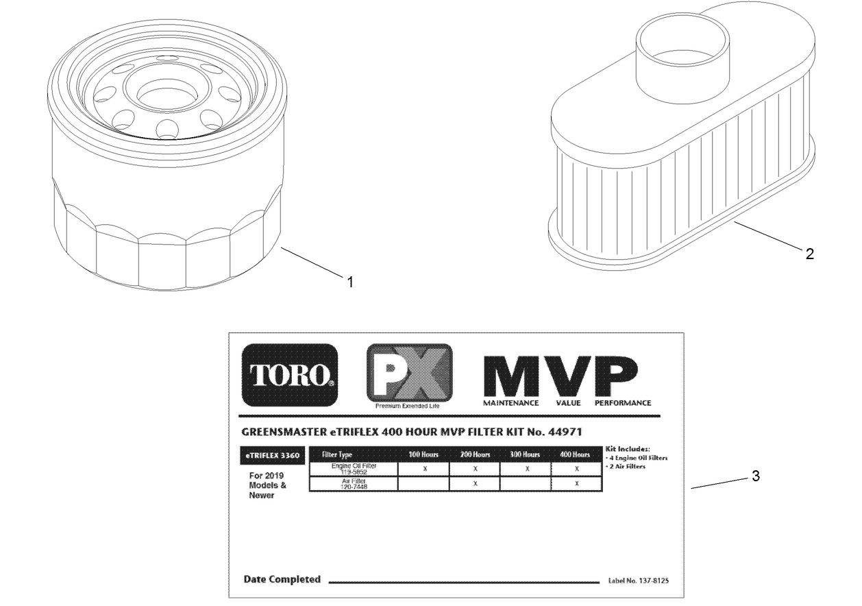 MVP Filter Kit No. 44971