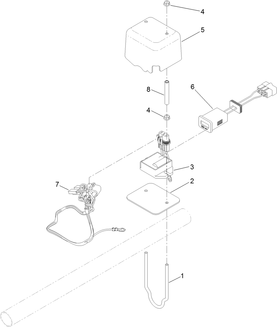 Wireless Hour Meter Assembly No. 139-4369