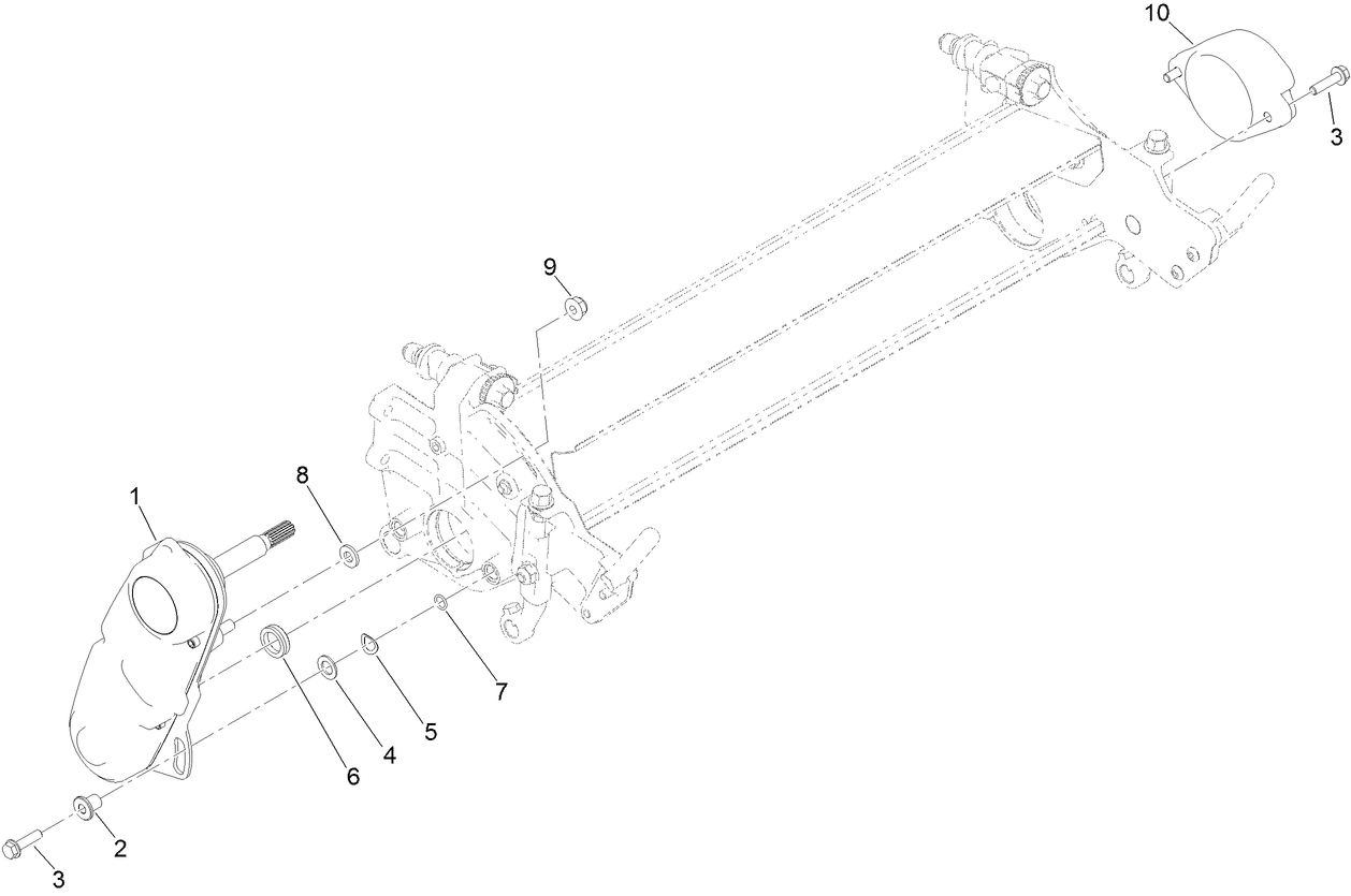 Reel Drive Box and Weight Assembly