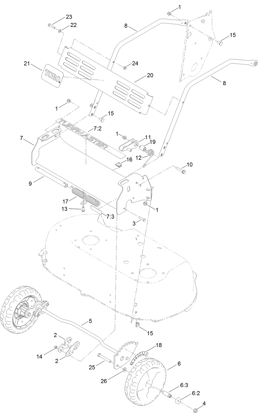 Front Bumper and Wheel Assembly