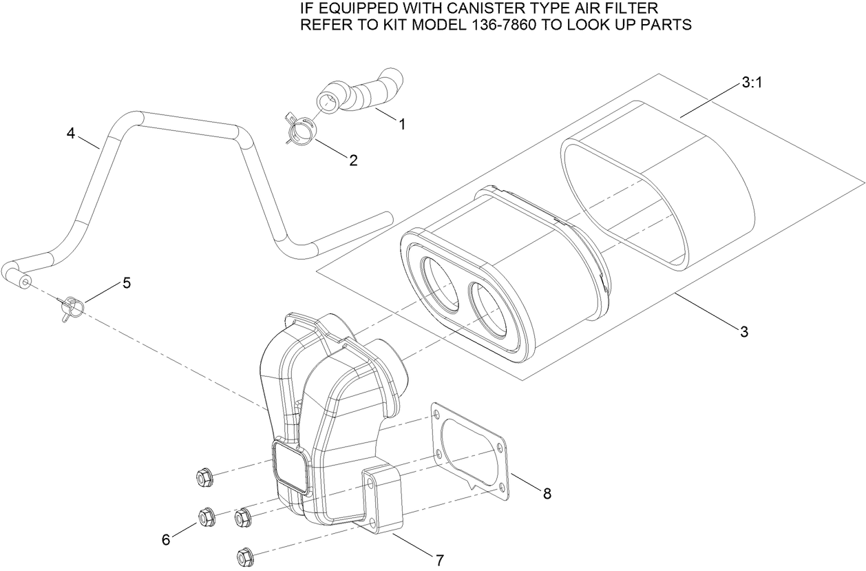 Carburetor Assembly  with Non-Canister Style Air Filter
