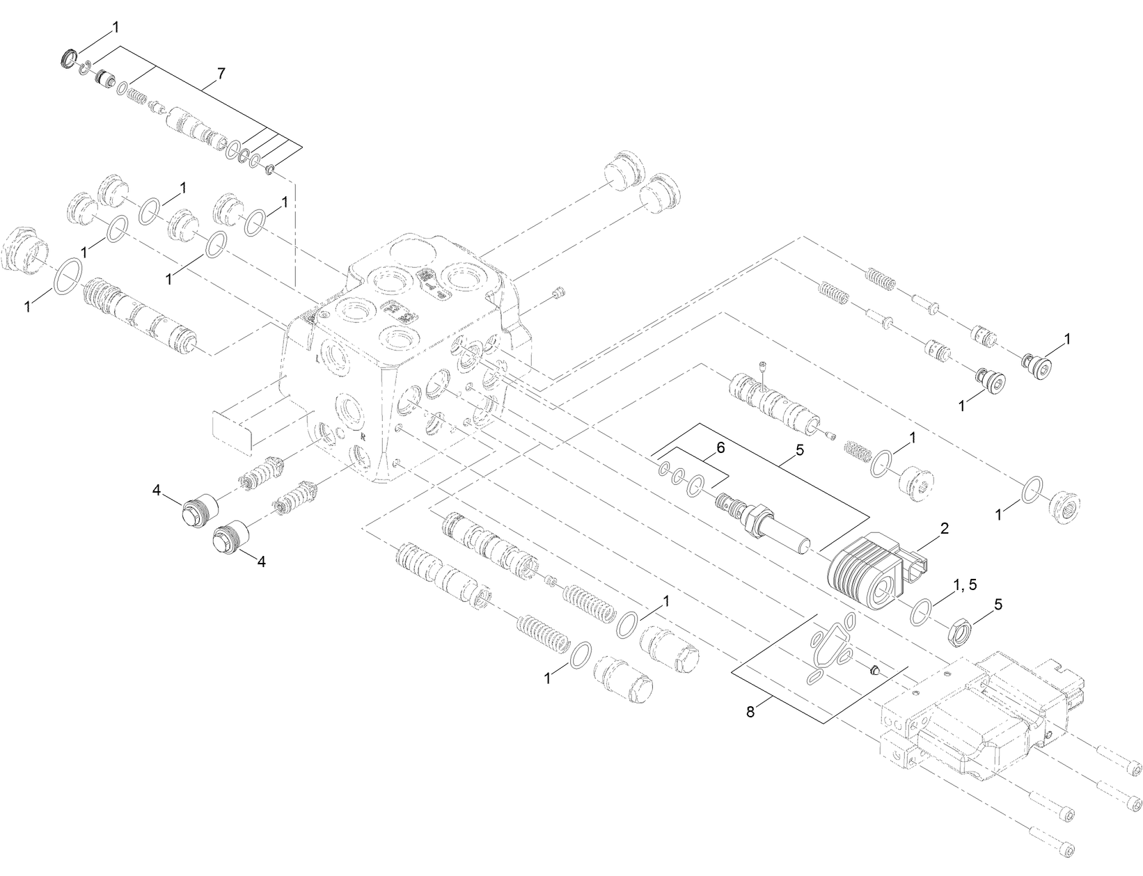 Hydraulic Valve Assembly No. 137-4076