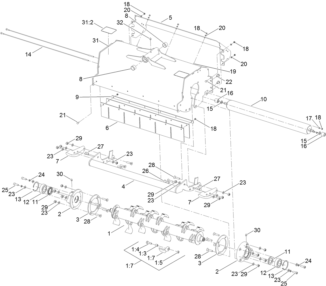 Cutterhead Assembly No. 111-9515