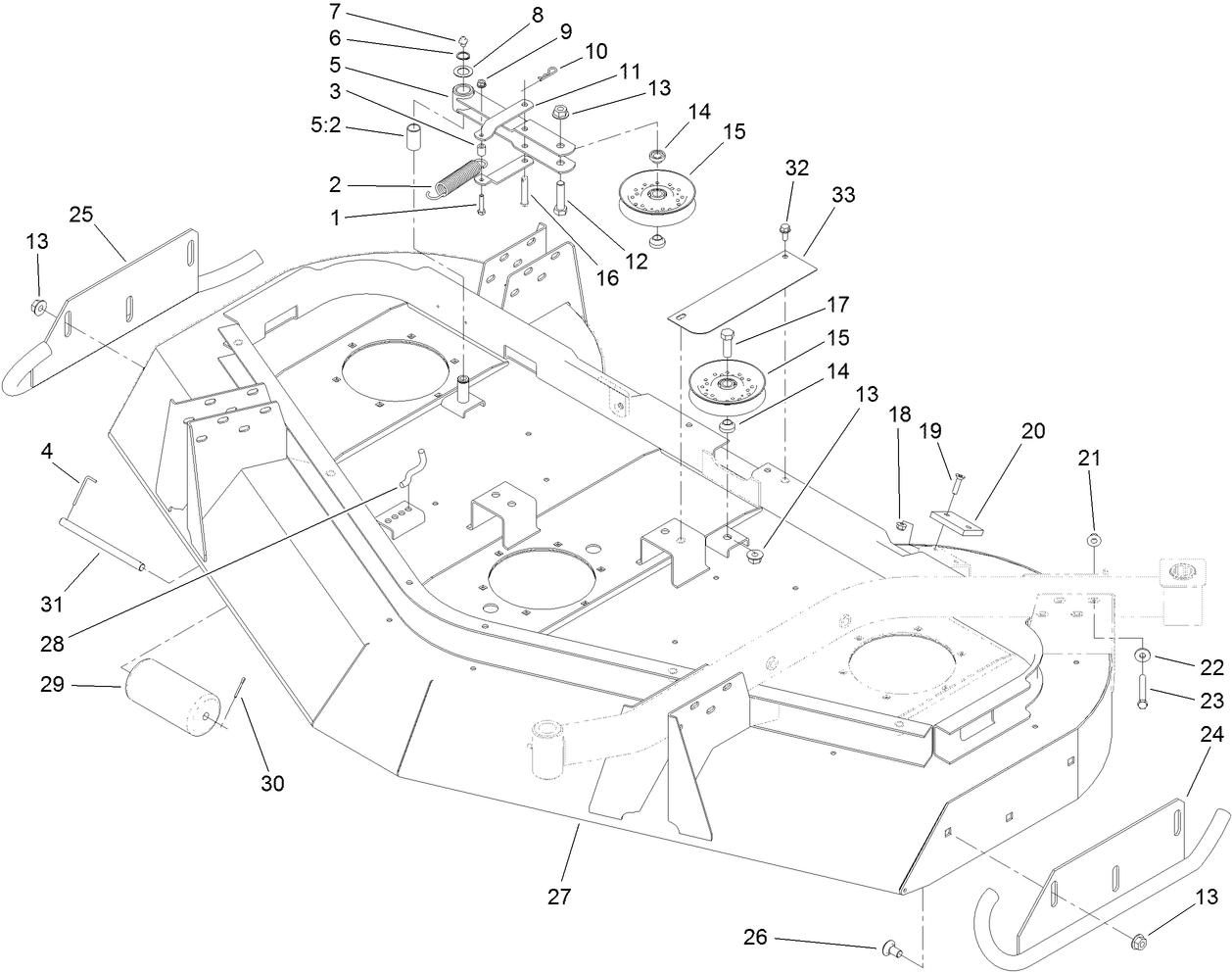 Roller and Skid Assembly