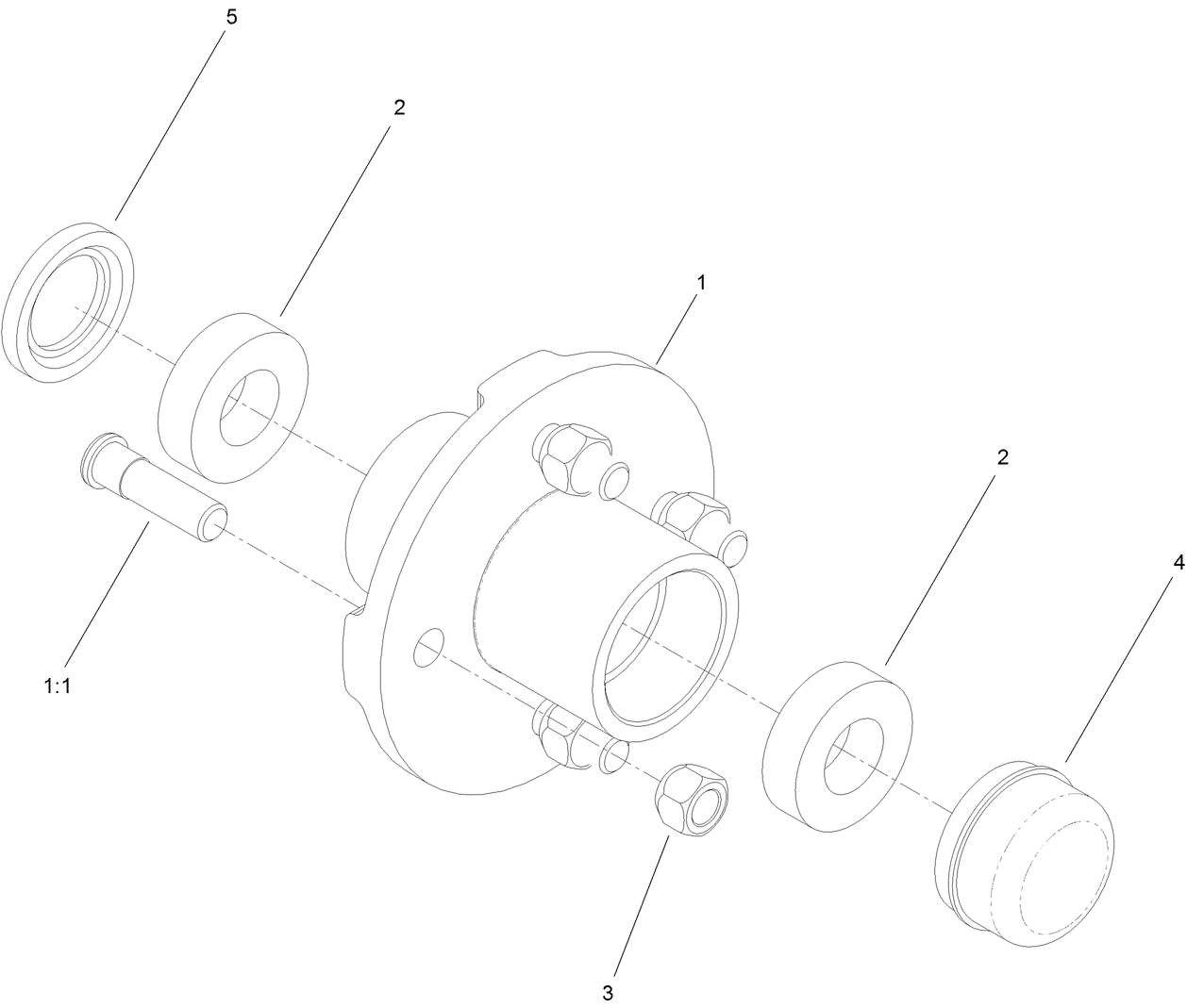Hub Assembly No. 139-1328