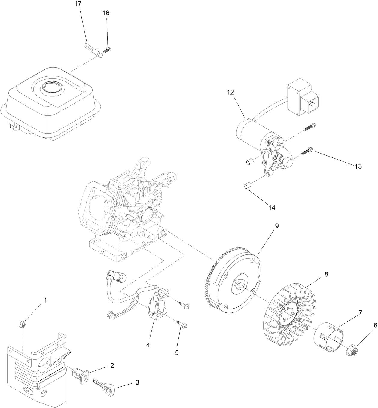 Ignition and Electrical Assembly