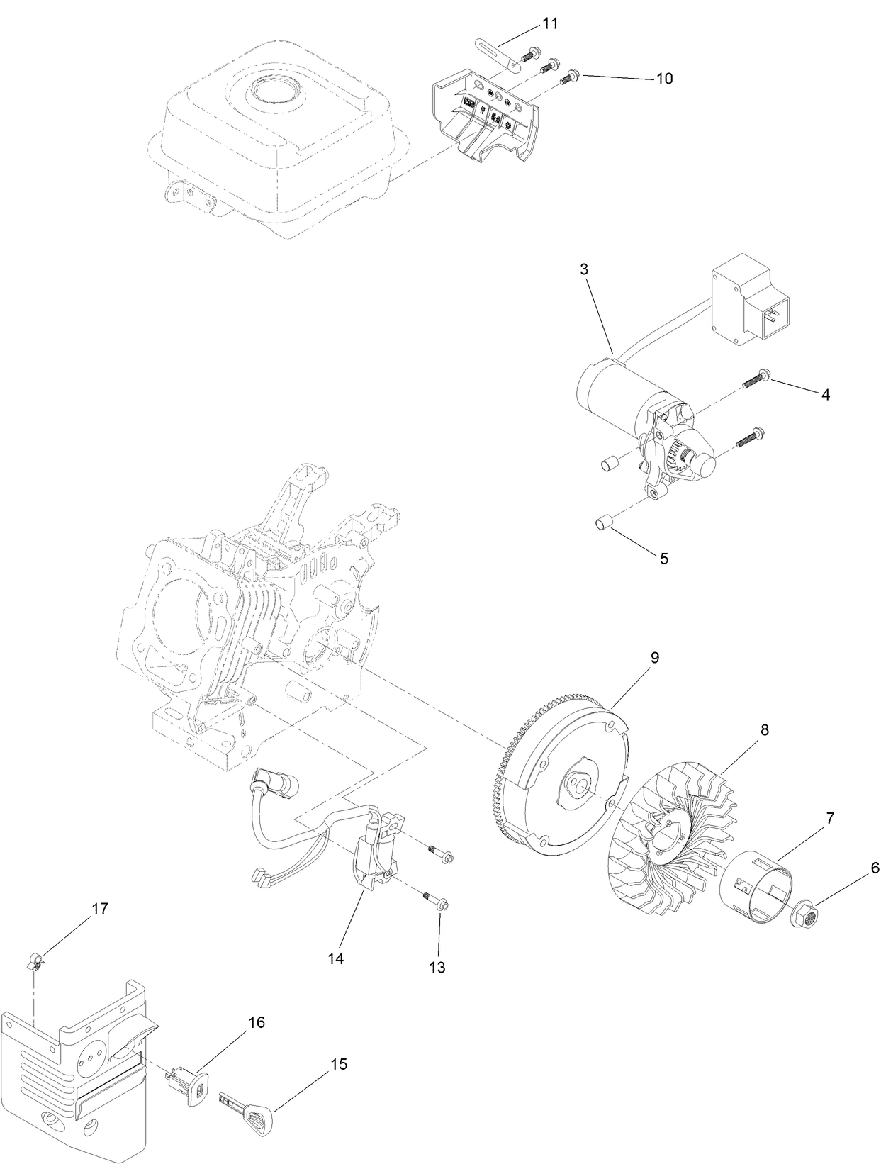 Ignition and Electrical Assembly