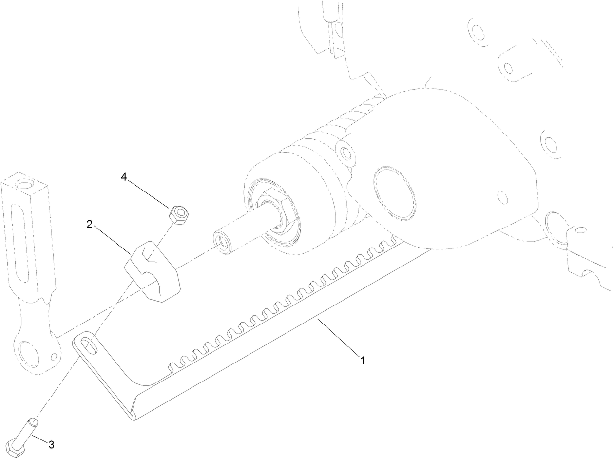 Parts – Front Scraper Kit for Full Roller, 26in DPA Greensmaster