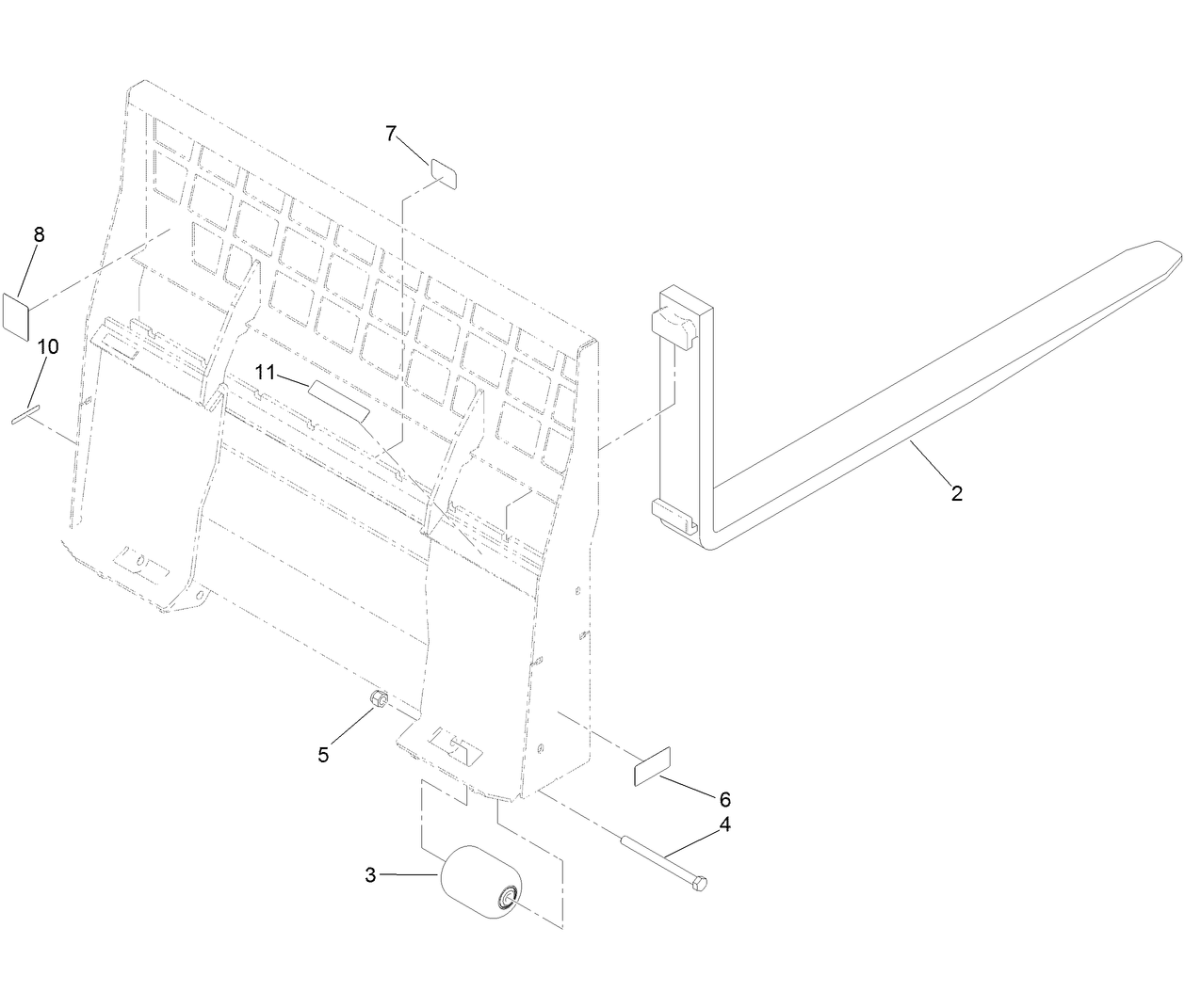 Adjustable Forks Assembly