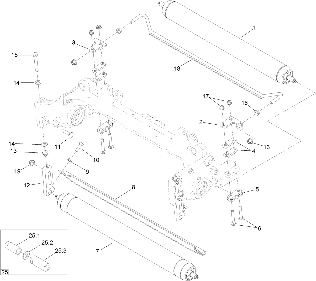 Roller and Scraper Assembly