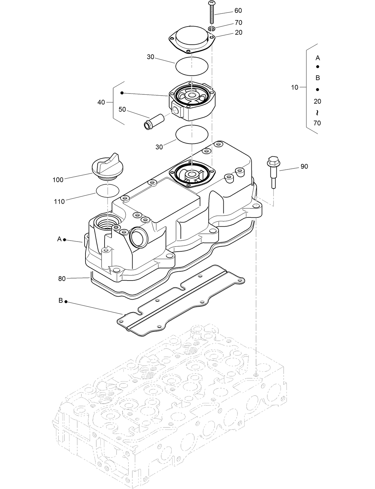 Cylinder Head Cover Assembly