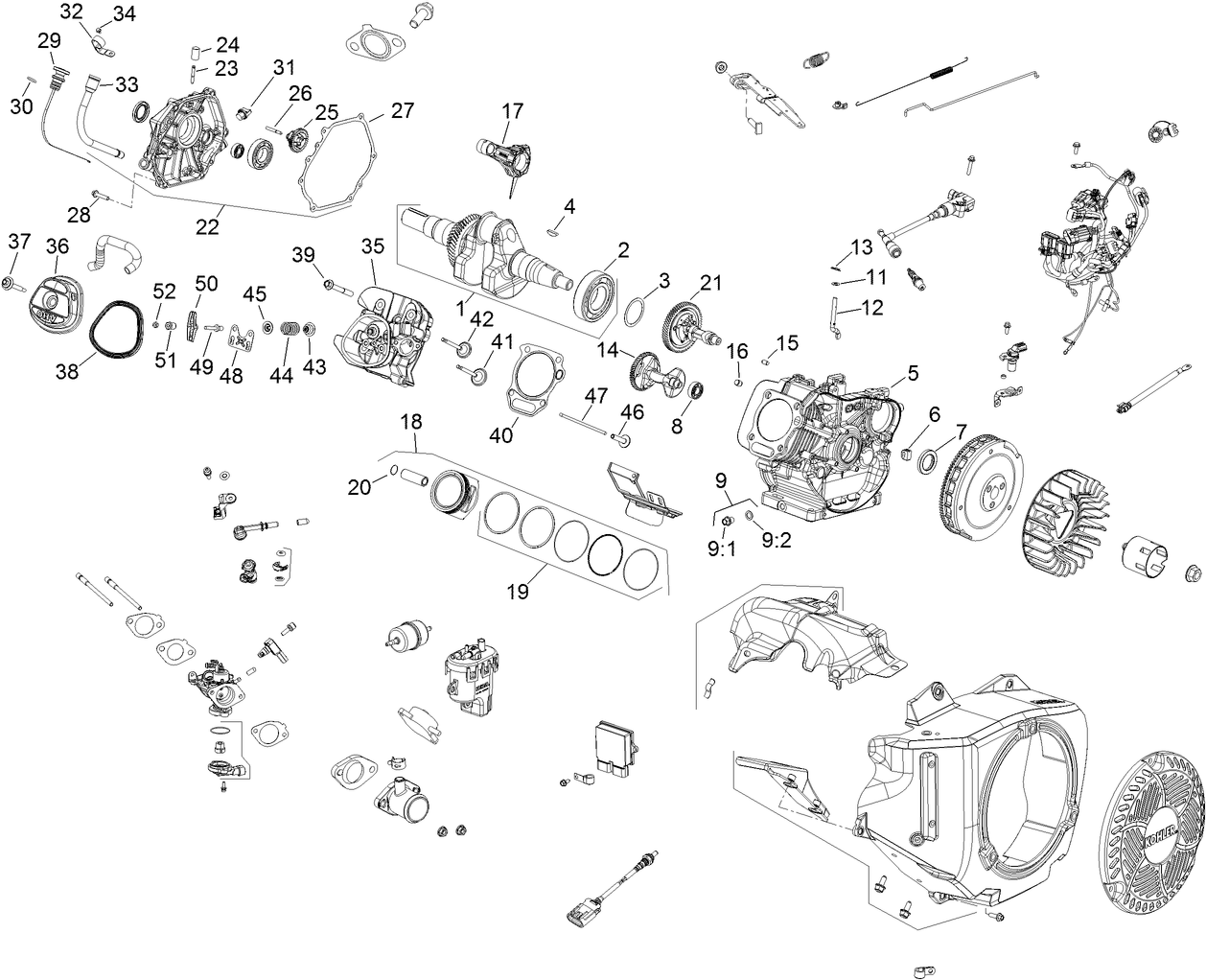 Engine Assembly No. 133-8092