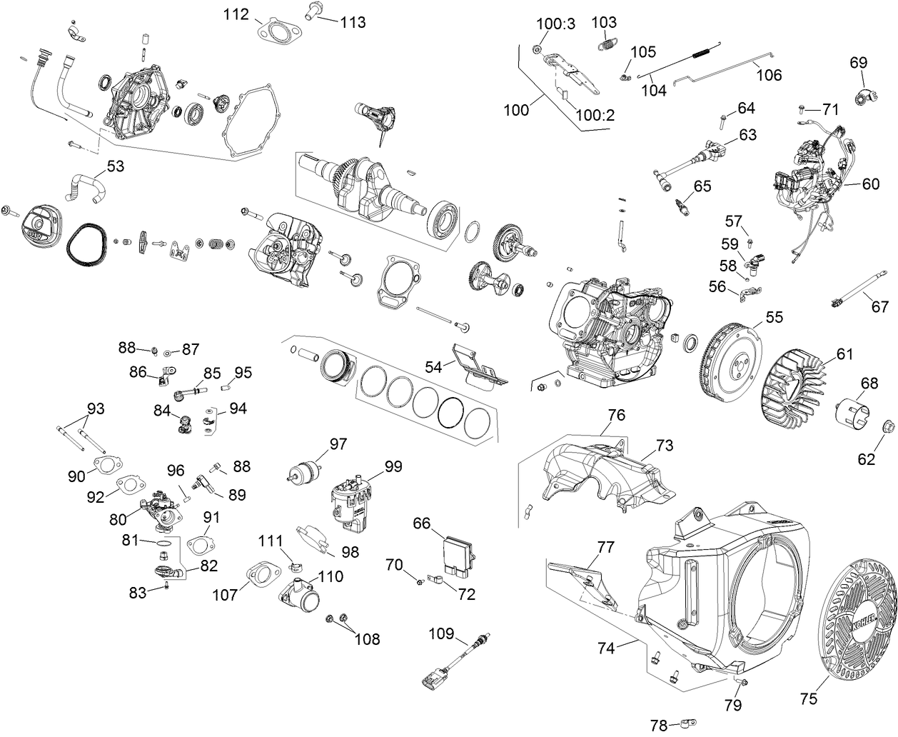 Engine Assembly No. 137-9893