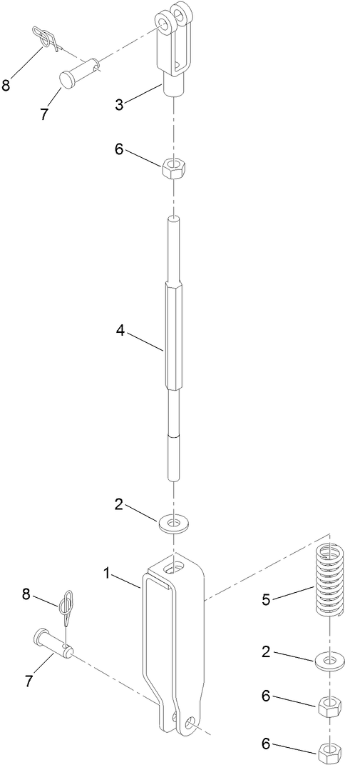 Brake Rod Assembly No. 137-2185