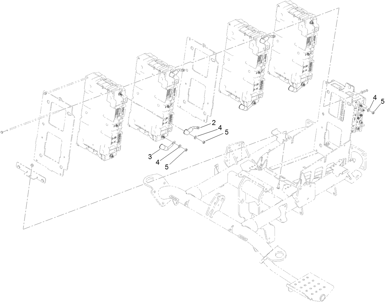 Top Battery Installation Assembly