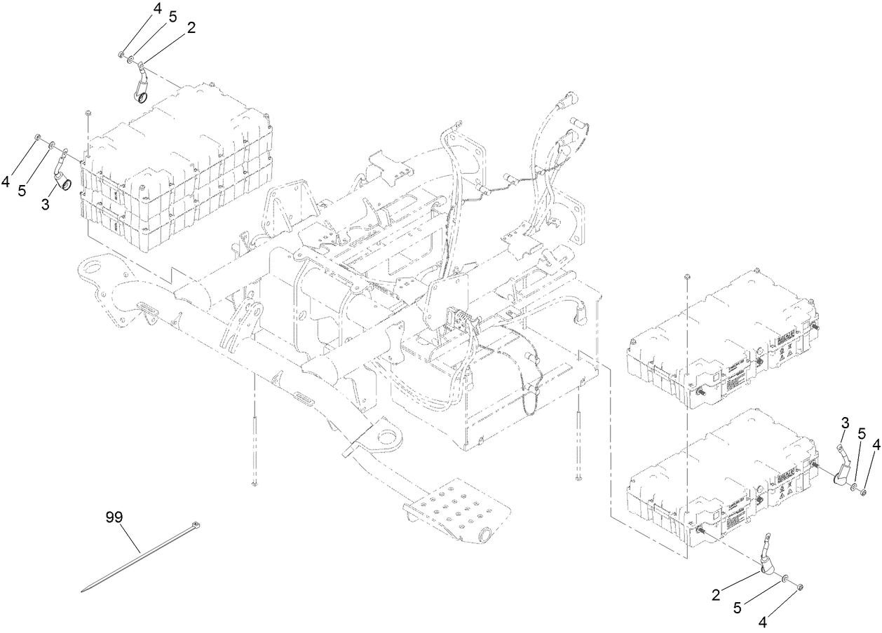 Side Battery Installation Assembly