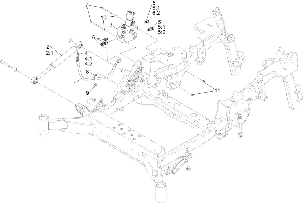 Hydraulic Lift and Fold Assembly