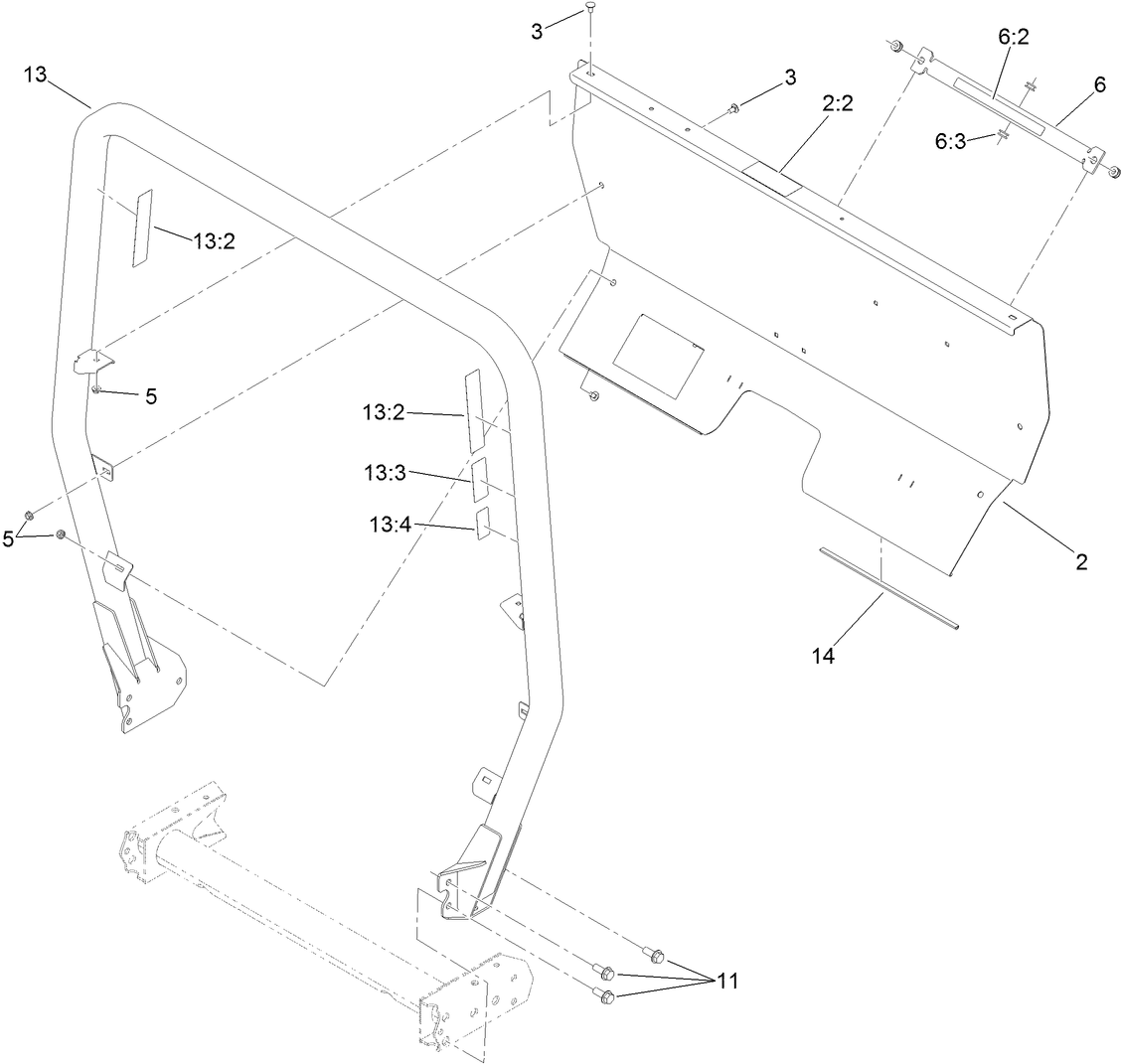 Roll-Over Protection System Assembly