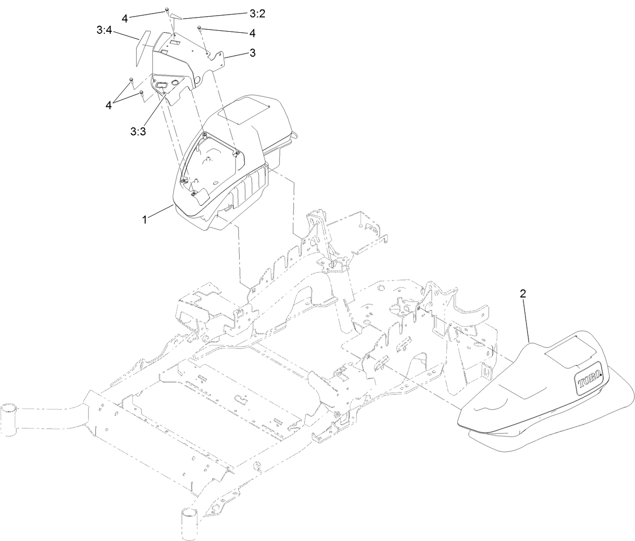 Fender, Console and Control Assembly