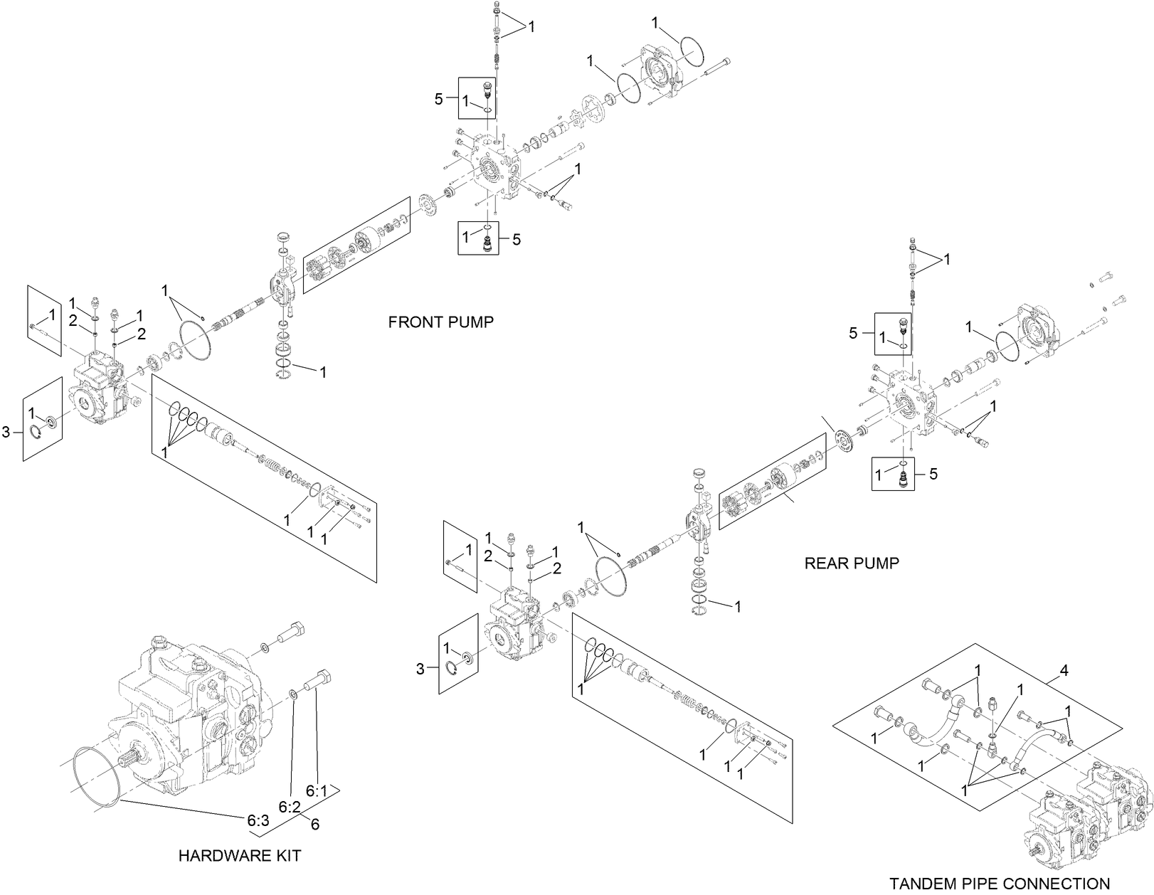 Tandem Pump Assembly No. 138-0767