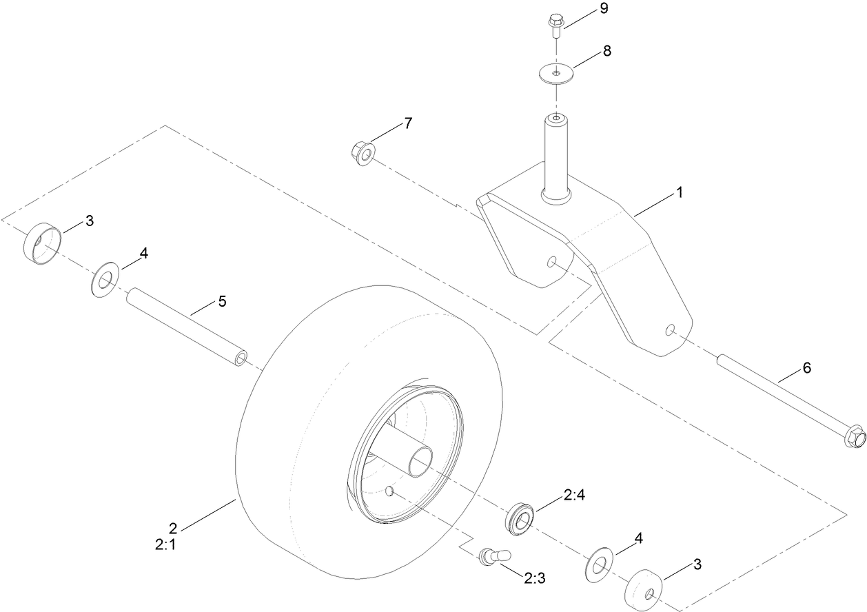 Tire and Caster Assembly