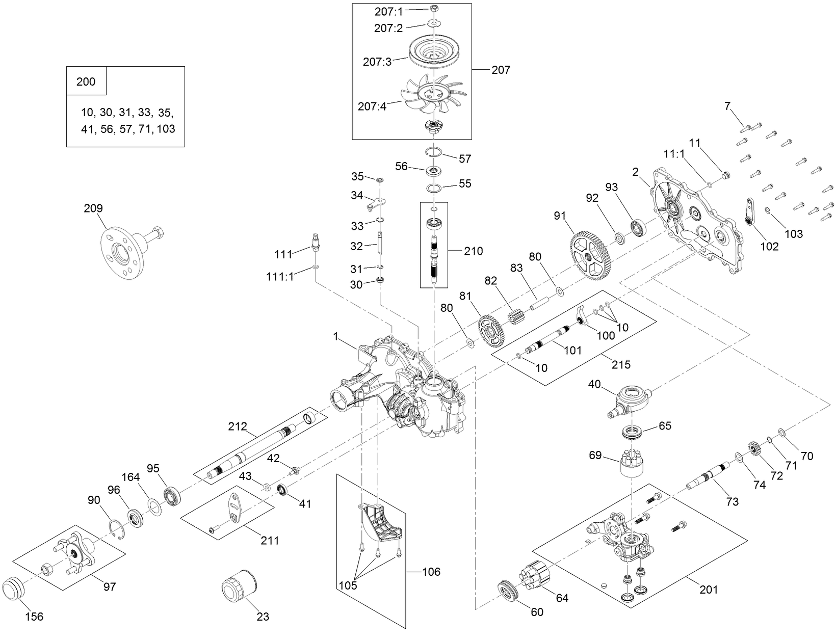 LH Transaxle Assembly No. 139-7490