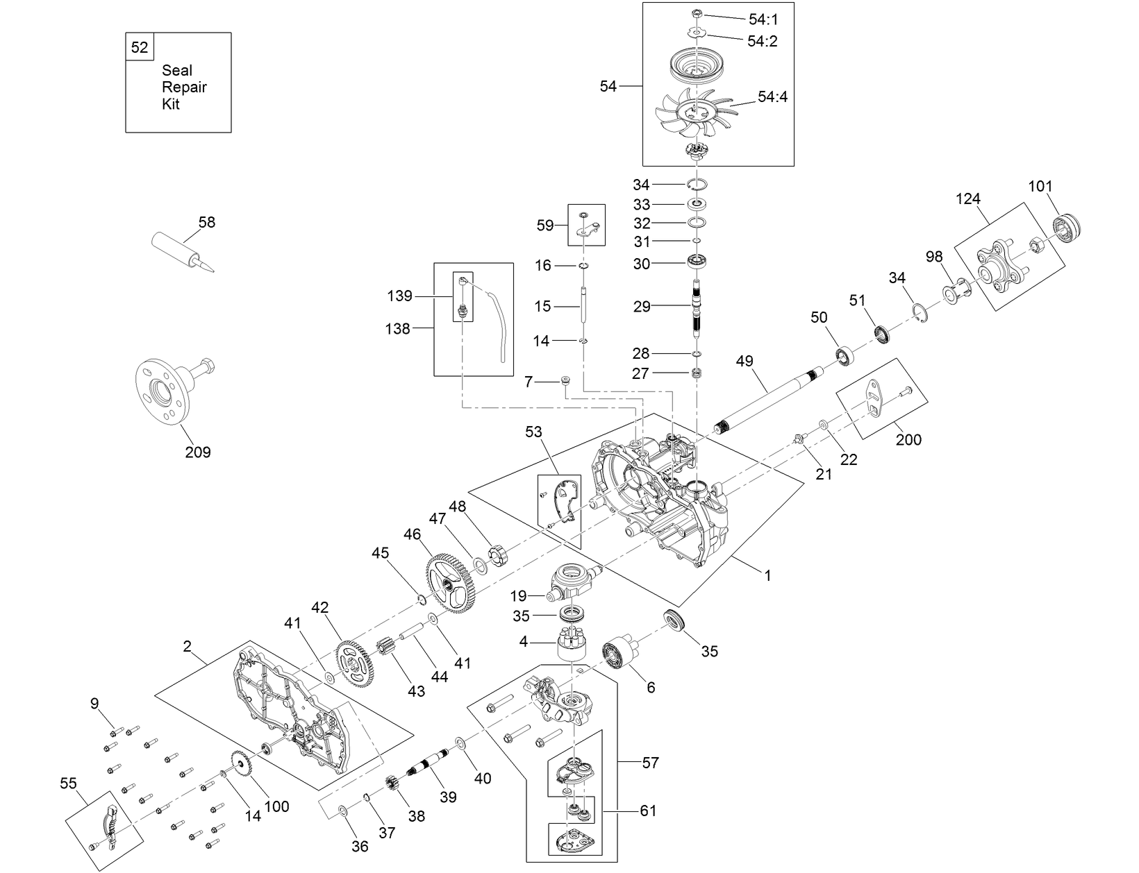 RH Transaxle Assembly No. 139-7461