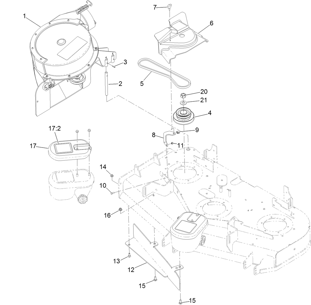 48in Blower and Drive Assembly