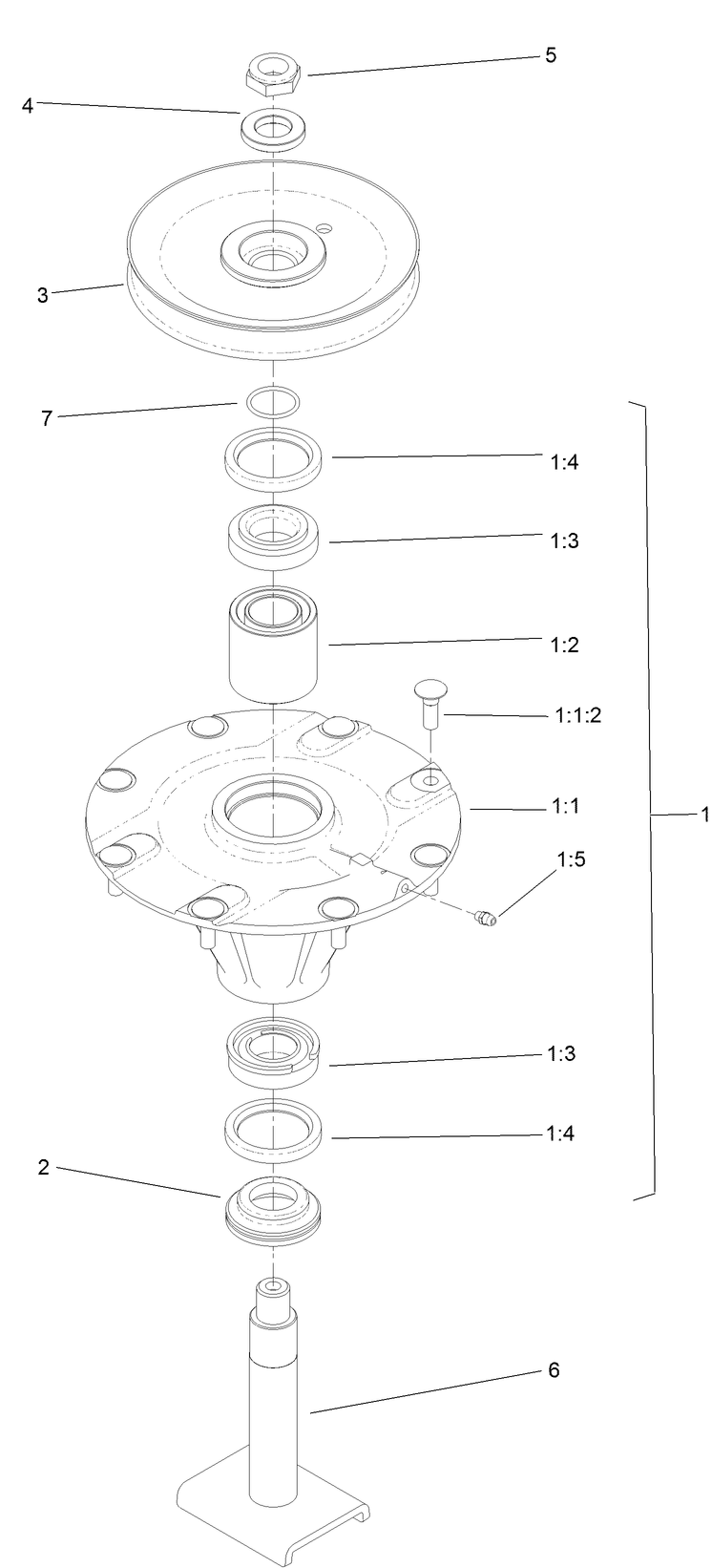 Spindle Assembly No. 138-4449