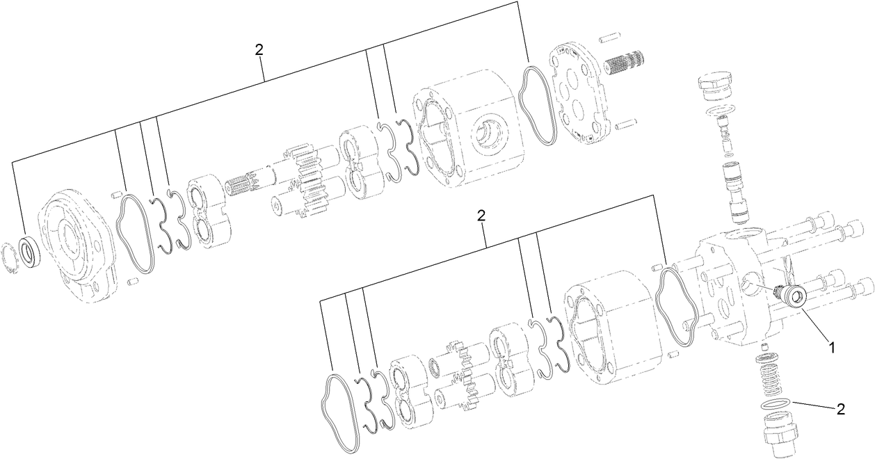 Tandem Pump Assembly No. 138-6193
