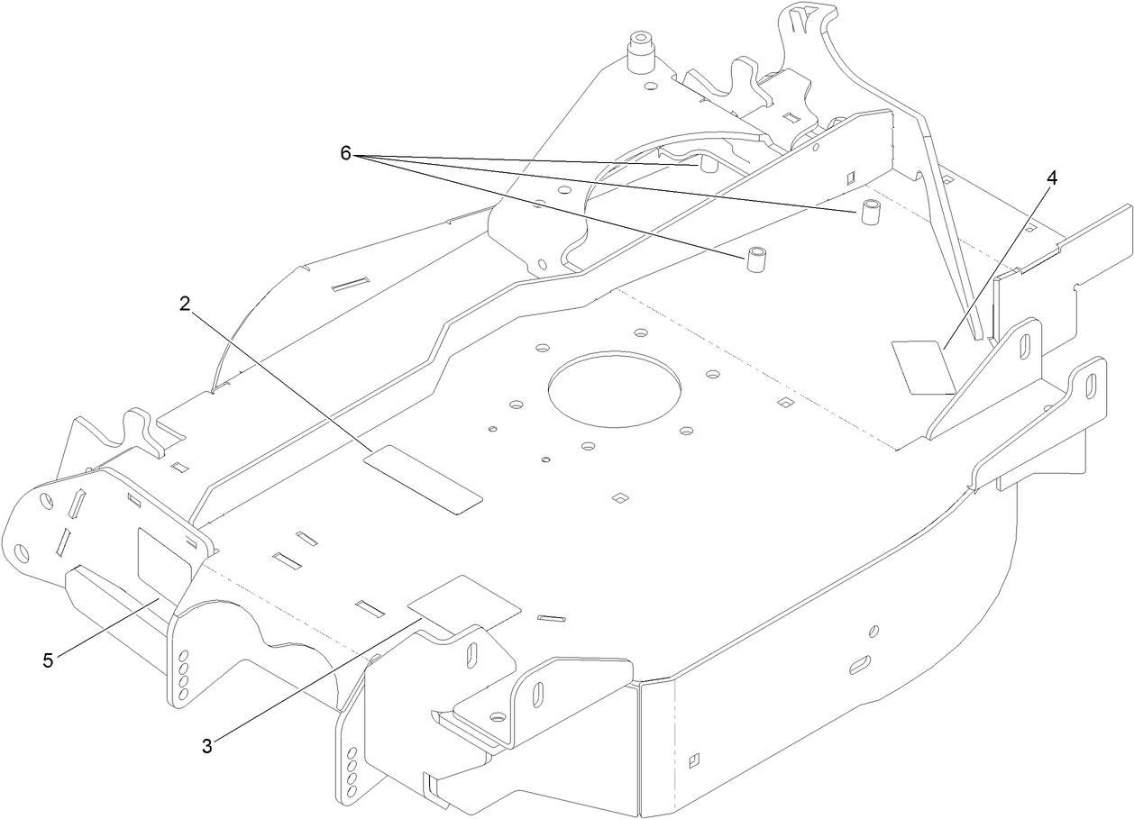 LH Wing Deck W/Decals Assembly No. 140-0982