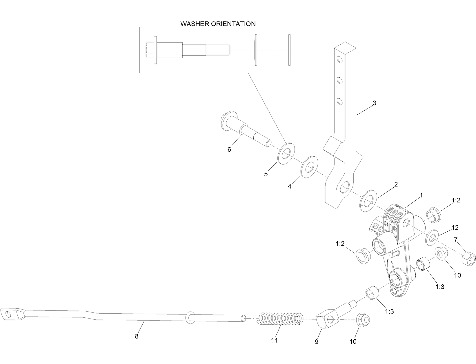LH and RH Motion Control Assembly