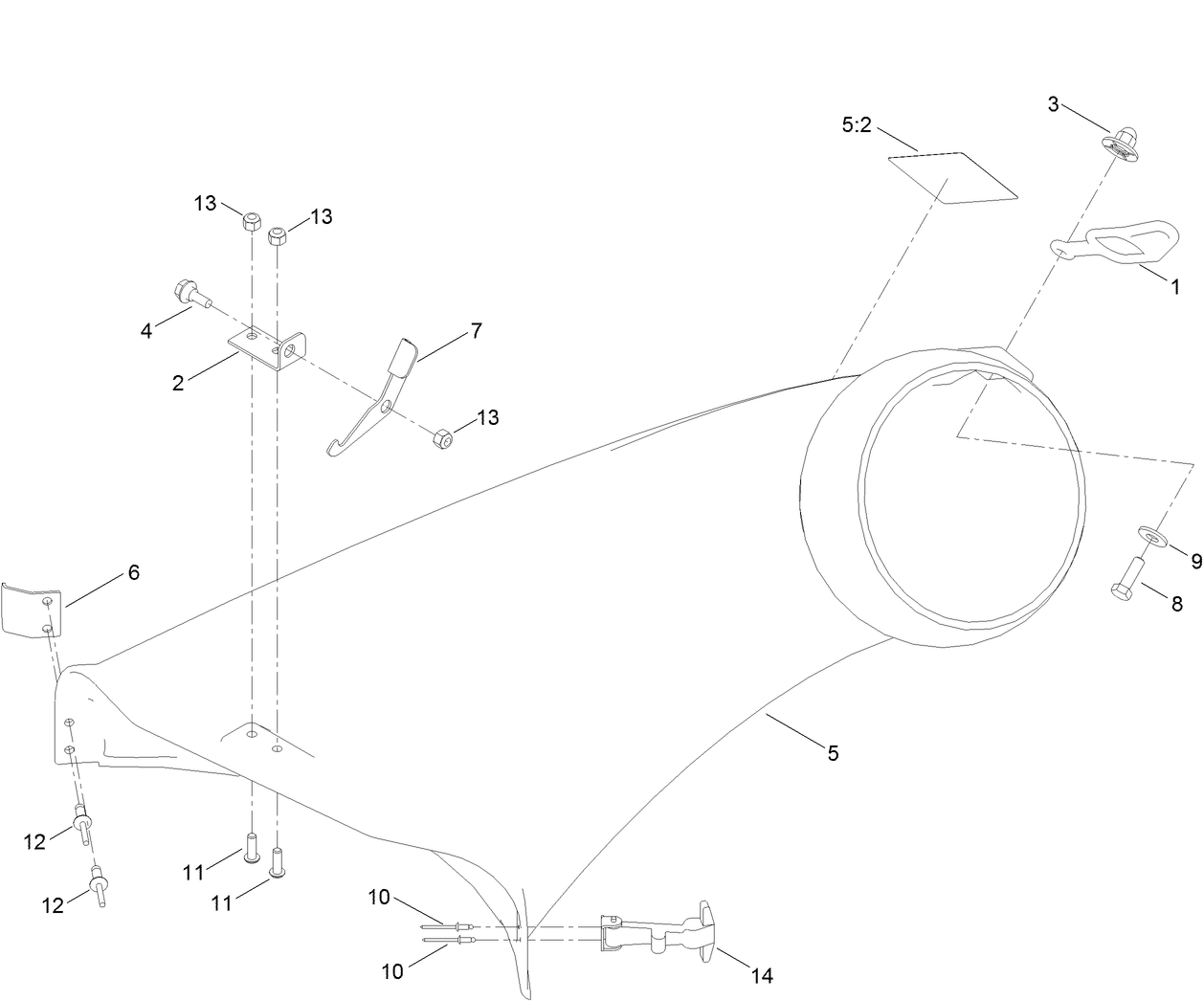 Chute Assembly No. 140-3503