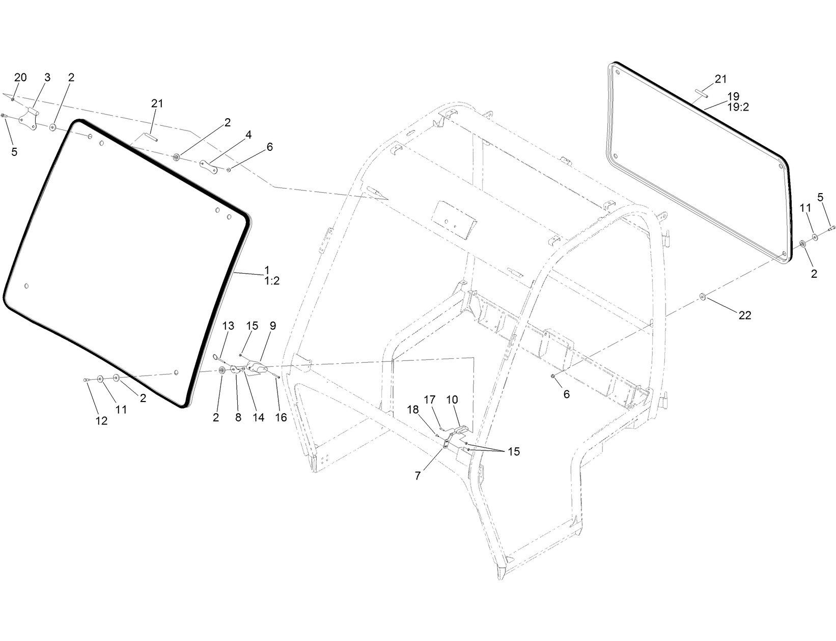 Front and Rear Window Assembly