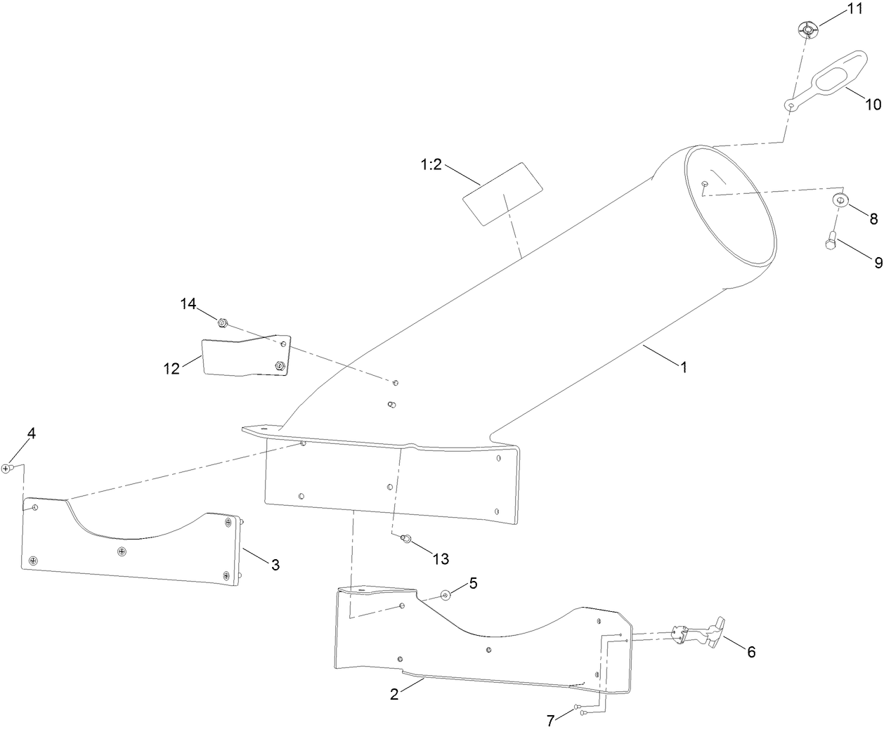 Chute Assembly No. 139-7458