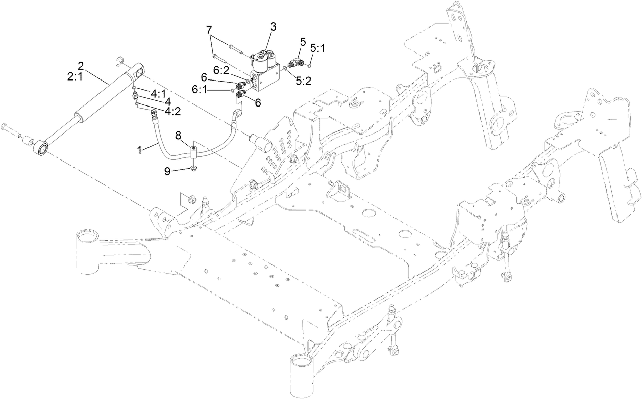 Hydraulic Lift Fold Assembly