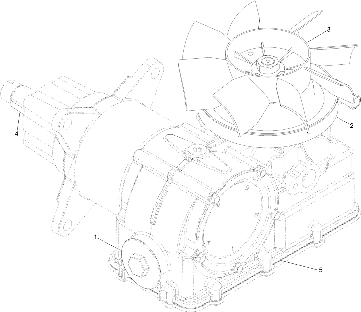 LH Hydro Transaxle Assembly No. 132-8802