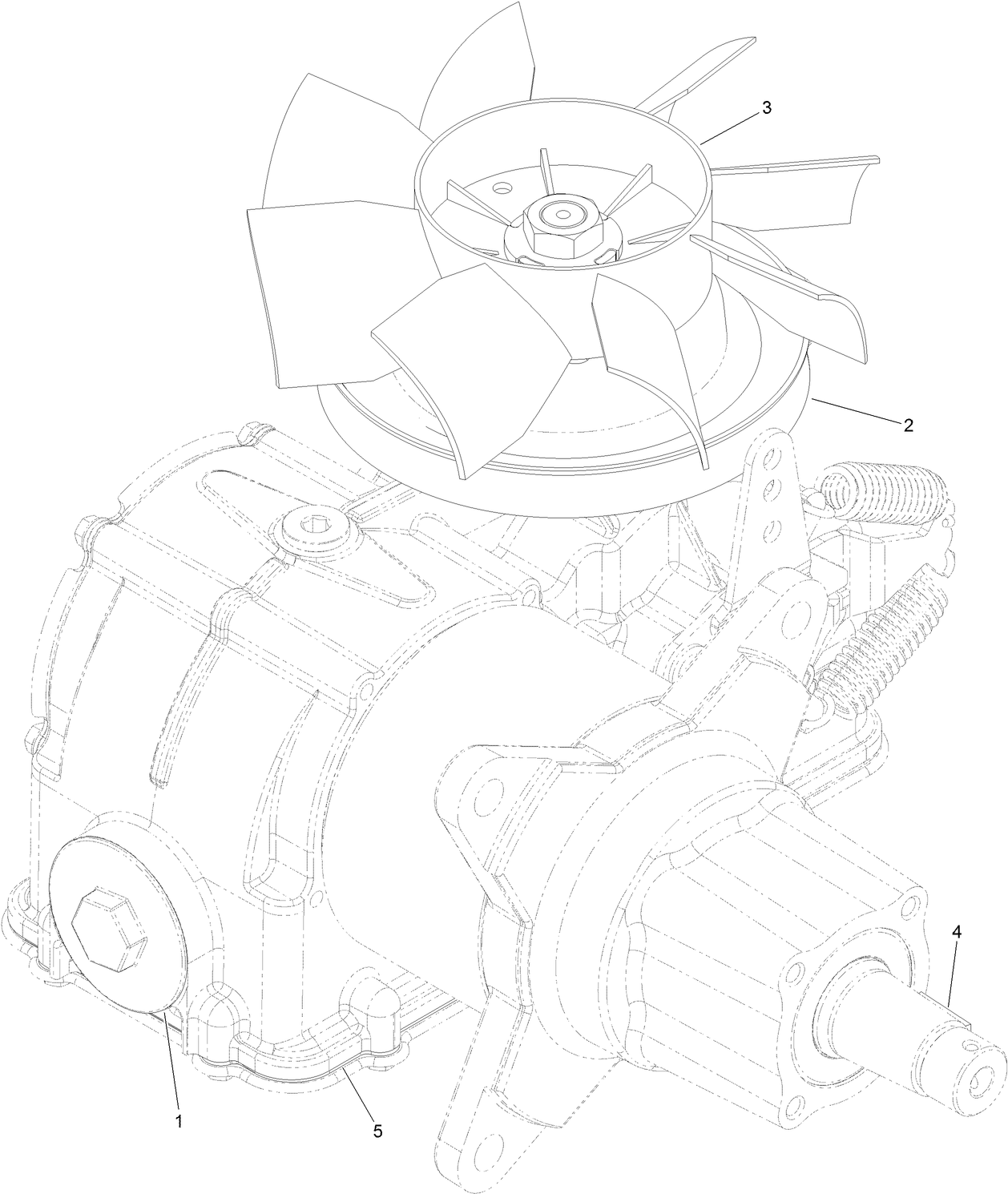 RH Hydro Transaxle Assembly No. 132-8803