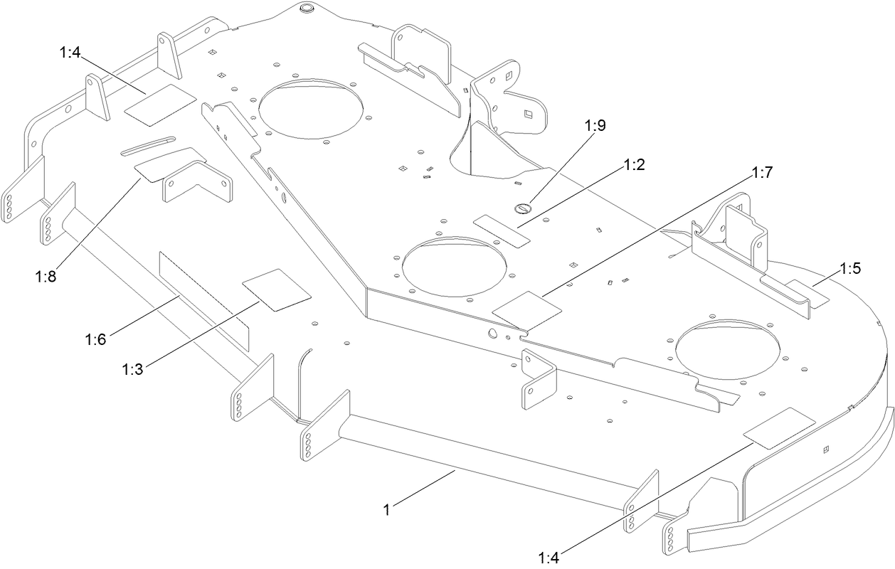 Deck Decal Assembly No. 140-1169