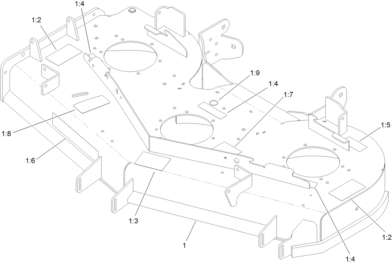 Deck Decal Assembly No. 140-1168