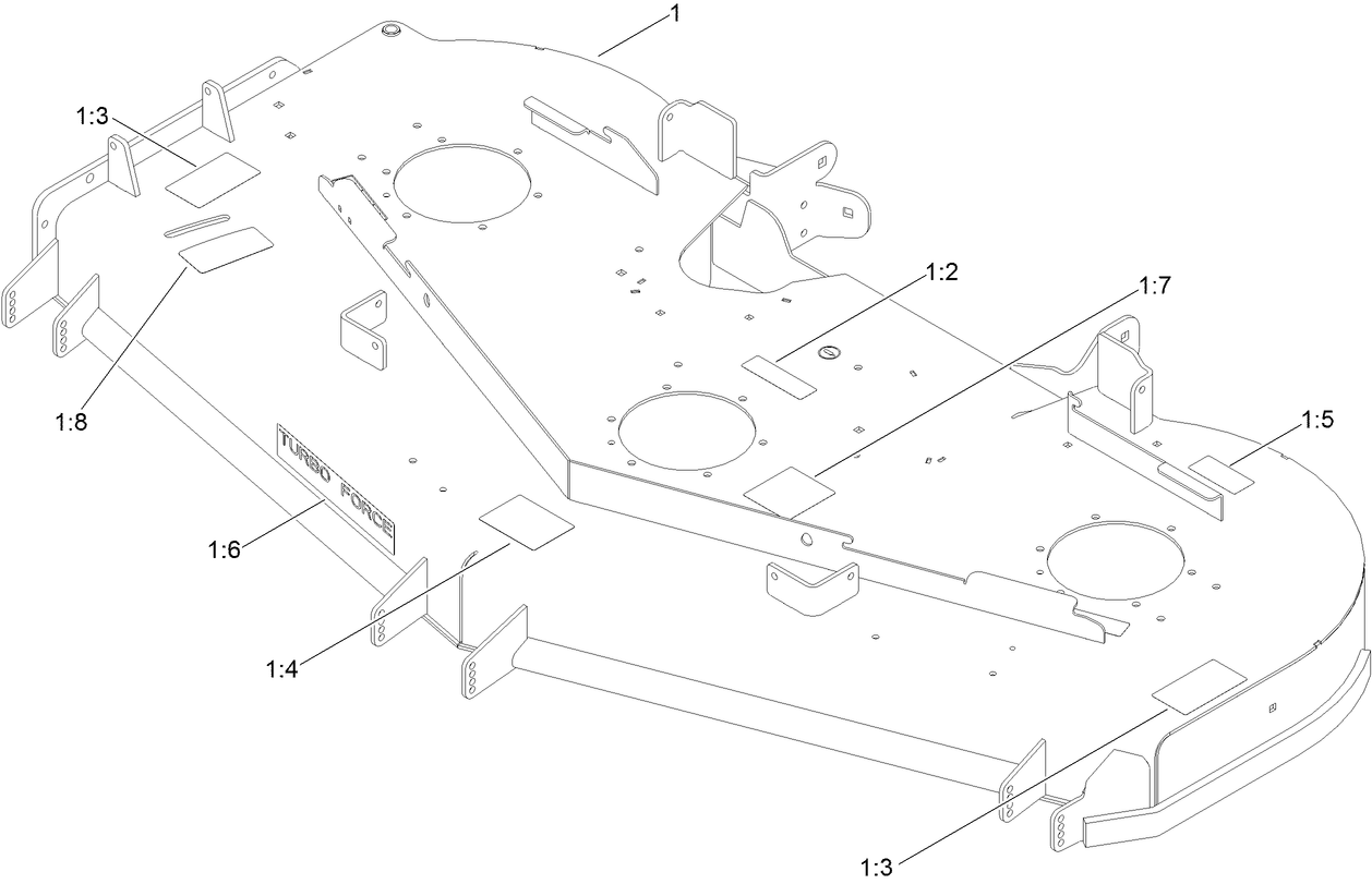 Deck Decal Assembly No. 140-1170