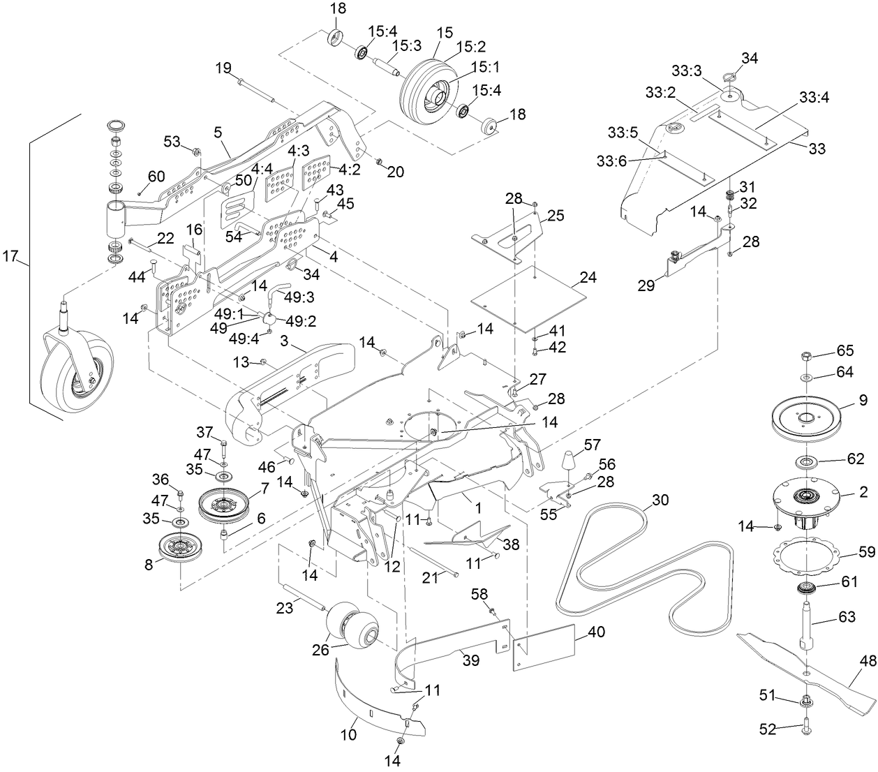 RH Wing Deck Assembly