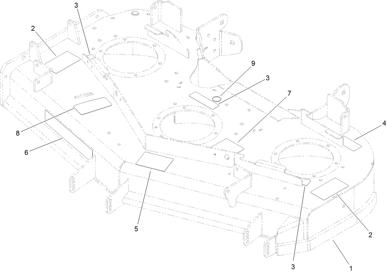 Deck Decal Assembly No. 140-1167