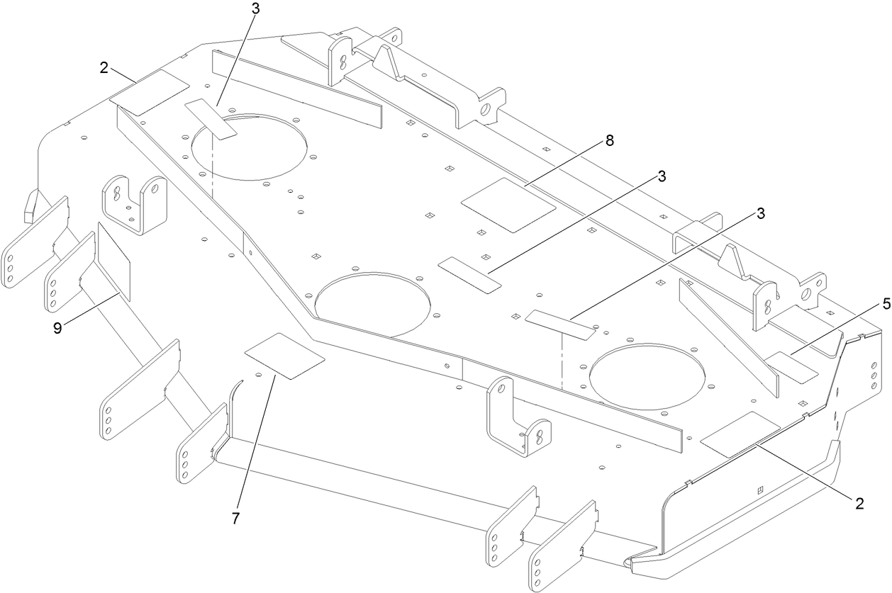 Deck Decal Assembly No. 140-1155
