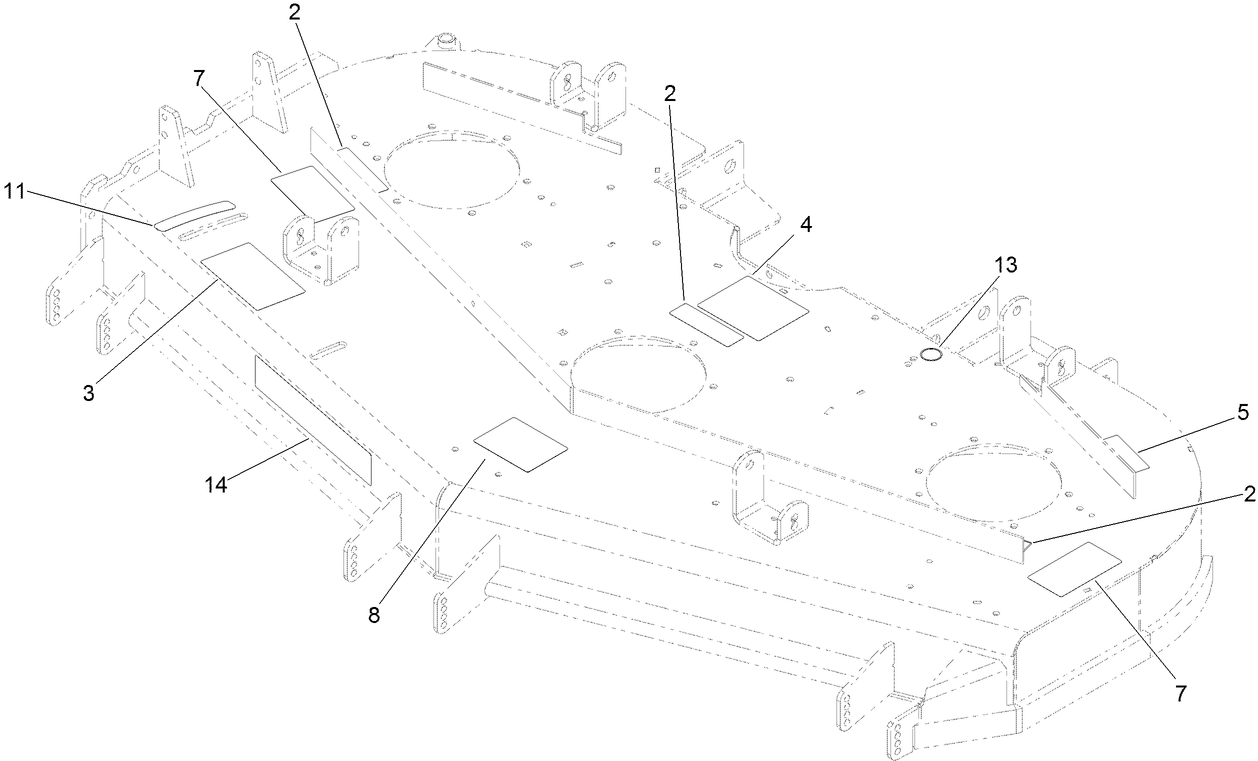 Deck Decal Assembly No. 140-0992