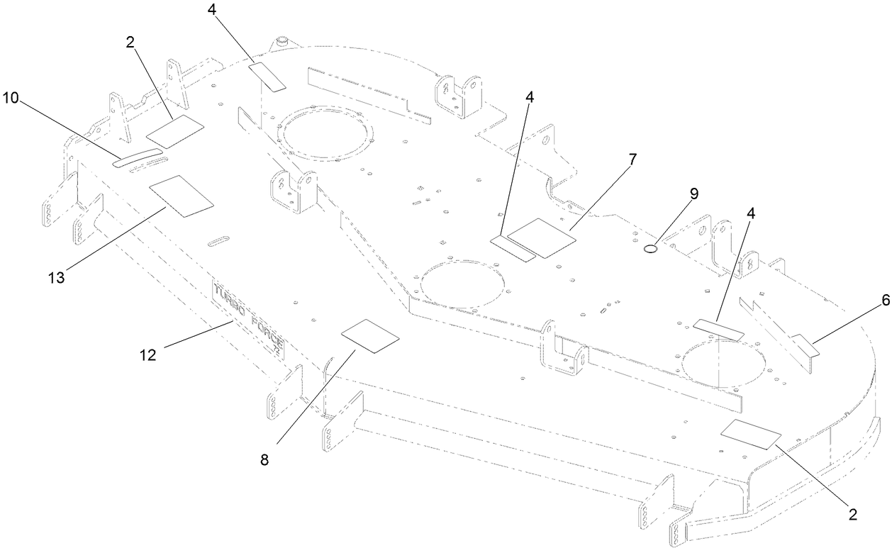 Deck Decal Assembly No. 140-0996