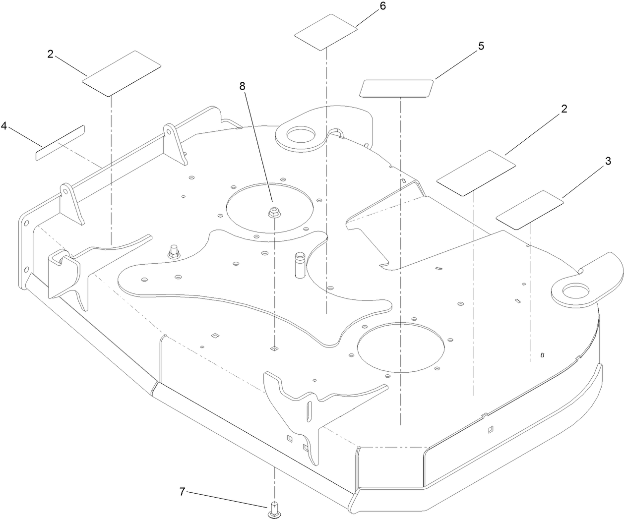 Deck Decal Assembly No. 138-6802